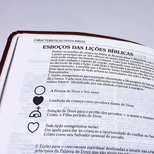Bíblia de Recursos para o Ministério com Crianças | Apec | ARA | Azul Luxo