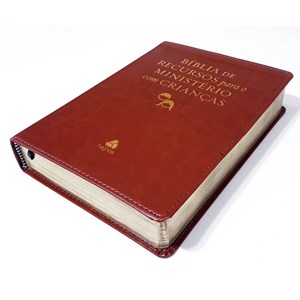 Bíblia de Recursos para o Ministério com Crianças | Apec | ARA | Marrom Luxo