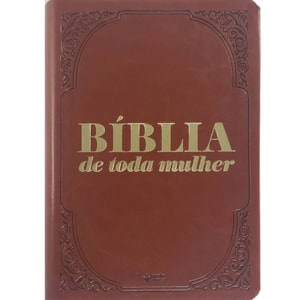Bíblia de Toda Mulher | NAA | Capa Luxo Marrom