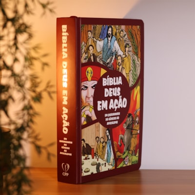 Segunda imagem do produto Bíblia Deus em Ação Em Quadrinhos | Última Ceia | Capa Dura