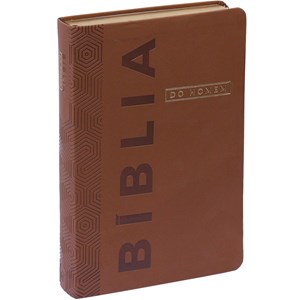 Bíblia Devocional Do Homem | NVI | Letra Grande | Capa Luxo Marrom