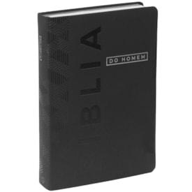 Bíblia Devocional Do Homem | NVI | Letra Grande | Capa Luxo Preta