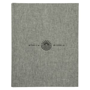 Bíblia Diária Cinza | NVI | Leitura Perfeita | Capa Dura C/ Tecido