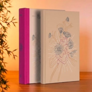 Segunda imagem do produto Bíblia Diária Coração Florido | NVI | Leitura Perfeita | Capa Dura C/ Tecido