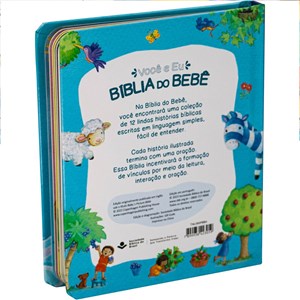 Bíblia do Bebê | 12 Lindas Histórias Bíblicas | Capa Dura Azul