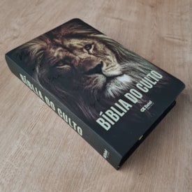 Segunda imagem do produto Bíblia do Culto com Harpa Cristã e Corinhos | ARC | Letras Maiores | Capa Semi-flexível Leão