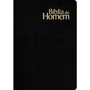 Bíblia do Homem Média | NVI | Letra Normal | Luxo Preta