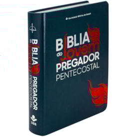 Bíblia do Jovem Pregador Pentecostal | ARC | Letra Normal | Capa Luxo Azul