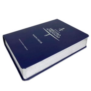 Segunda imagem do produto Bíblia do Obreiro Aprovado Média | ARC | Harpa Cristã | Capa Luxo Azul