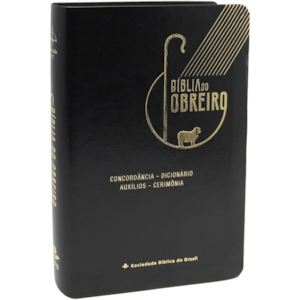 Segunda imagem do produto Bíblia do Obreiro Ovelha | ARC | Letra Grande | Capa Luxo Preta
