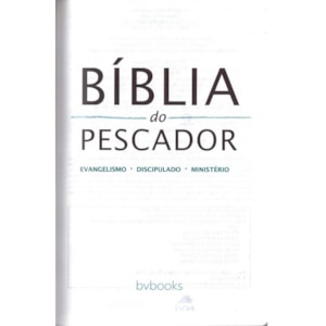 Segunda imagem do produto Bíblia do Pescador | Letra Grande | NVI | Capa Verde