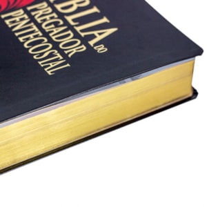 Segunda imagem do produto Bíblia do Pregador Pentecostal | ARC | Letra Extragigante | Capa Luxo Preta