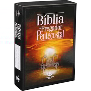 Segunda imagem do produto Bíblia do Pregador Pentecostal | ARC | Letra Normal | Capa Luxo Preta