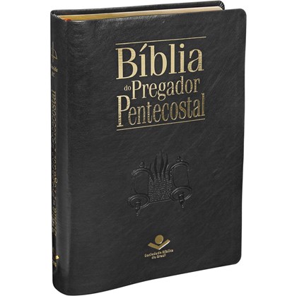 Bíblia do Pregador Pentecostal | ARC | Letra Normal | Capa Luxo Preta