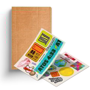 Bíblia Dunamis Stickers | NVI | Letra Normal | Capa Dura