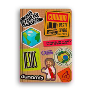 Segunda imagem do produto Bíblia Dunamis Stickers | NVI | Letra Normal | Capa Dura