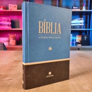 Segunda imagem do produto Bíblia e Hinário Novo Cântico | ARA | Capa Dura Azul