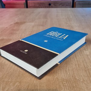 Bíblia e Hinário Novo Cântico | ARA | Capa Dura Azul