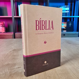 Bíblia e Hinário Novo Cântico | ARA | Capa Dura Rosa