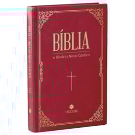 Bíblia e Hinário Novo Cântico | ARA | Capa Dura Vinho