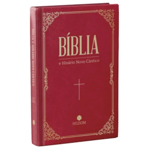 Bíblia e Hinário Novo Cântico | ARA | Capa Dura Vinho