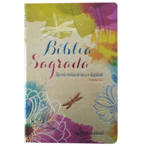 Bíblia Ela está Vestida | ARC | Letra Grande | Capa Dura