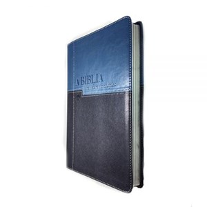 Bíblia em Ordem Cronológica | NVI Letra Normal | Capa Luxo Azul