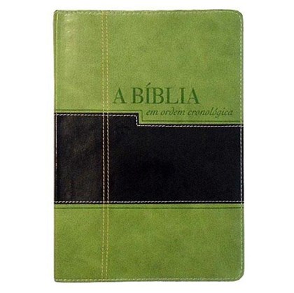 Bíblia em Ordem Cronológica | NVI Letra Normal | Capa Luxo Verde