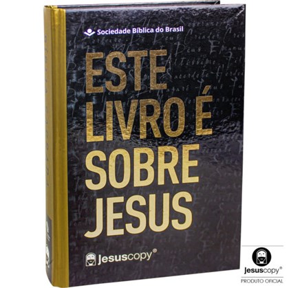 Bíblia Este Livro é Sobre Jesus | JesusCopy | Letra Grande | NAA | Capa Dura