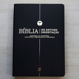 Segunda imagem do produto Bíblia Estudo Orientação | NVI | Letra Normal | Capa Black