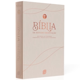 Bíblia Estudo Orientação | NVI | Letra Normal | Capa Rose Gold