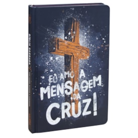 Bíblia Eu Amo a Mensagem da Cruz | ARC | Letra Normal | Com Harpa e Corinhos | Capa Dura