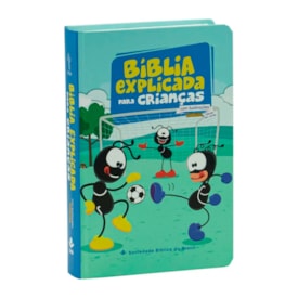 Segunda imagem do produto Bíblia Explicada Para Crianças Smilinguido | Futebol | NTLH | Capa Dura