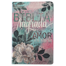 Bíblia Flor Artística | NVI | Letra Normal | Capa Dura