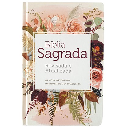 Bíblia Flor de Henna | ARA | Letra grande | Capa Dura
