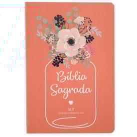 Bíblia Flor de Pote | ACF | Letra Normal | Capa Dura