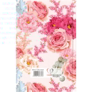 Segunda imagem do produto Bíblia Floral Buquê Feminina | ARC | Letra Normal | Harpa e Corinhos | Capa Dura