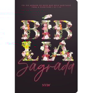 Bíblia Floral Primavera | NVI | Letra Normal | Capa Flexível