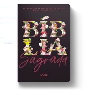 Segunda imagem do produto Bíblia Floral Primavera | NVI | Letra Normal | Capa Flexível