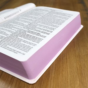 Bíblia Floral Rosa | ARC | Letra Gigante | Capa Dura | Harpa Avivada e Corinhos