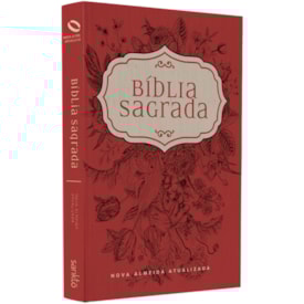 Biblia Flores Vermelhas | NAA | Letra Normal | Capa Dura