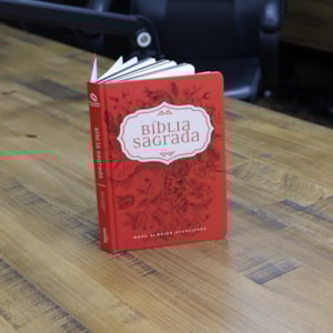 Segunda imagem do produto Biblia Flores Vermelhas | NAA | Letra Normal | Capa Dura