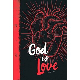 Bíblia God Is Love 2.0 | NVT | Capa Dura Branca Vermelho
