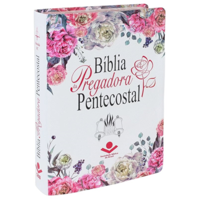 Segunda imagem do produto Bíblia Grande da Pregadora Pentecostal S/ Índice | Letra Normal | ARC | Capa Couro Ilustrada