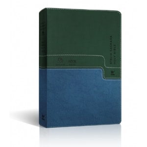 Segunda imagem do produto Bíblia - Holy Bible | Português e Inglês | NVI | Verde e Azul