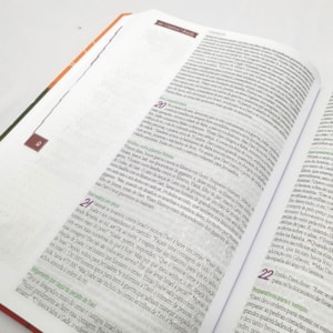 Segunda imagem do produto Bíblia Ilustrada Anote Minha Paz | NVT | Letra Normal | Capa Dura