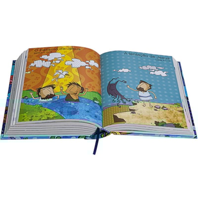 Segunda imagem do produto Bíblia Ilustrada Palavra Da Vida | Letra Maior | NTLH | Capa Dura