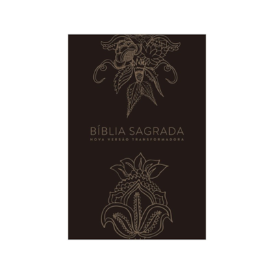 Segunda imagem do produto Bíblia Indian Flowers Dourada | NVT | Letra Normal | Capa Dura