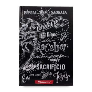 Bíblia JesusCopy Lettering | NVI | Capa Dura