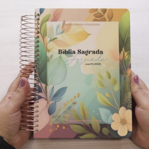 Segunda imagem do produto Bíblia Jornada Slim com Planner | NAA | Espaço Para Anotações | Capa Dura Espiral